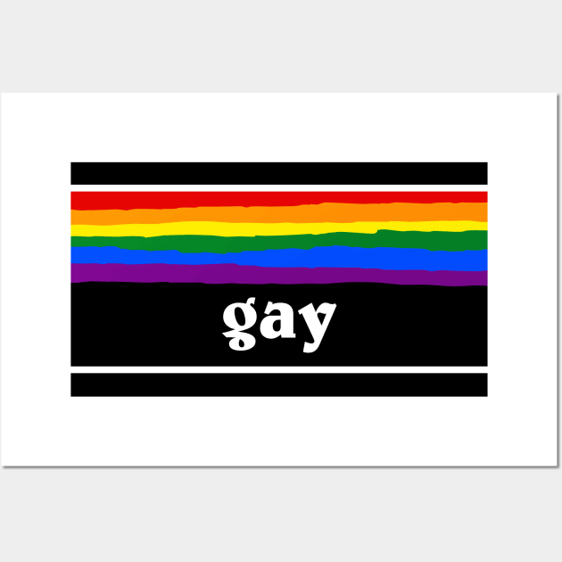 Gay Pride - Homosexual Pride Wall Art by Football from the Left